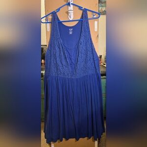 Royal Blue Lace Dress